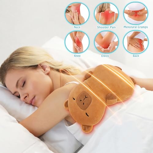 Microwavable Heating Pad Capybara Heating Pad for Cramps Period Pain Relief - style: Capybara