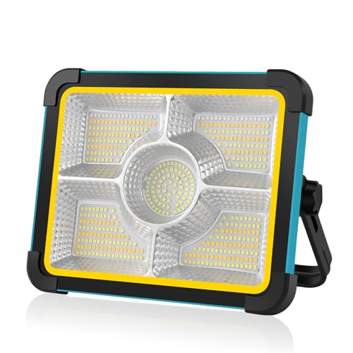 100W Rechargeable LED Solar Work Light - size: 12000mAh