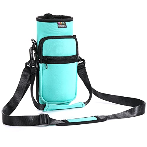 Nuovoware Water Bottle Carrier Bag, 25oz/32oz, Blue-green - color: Blue-green, size: 25-32 Ounces - Standard