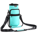 Nuovoware Water Bottle Carrier Bag, 25oz/32oz, Blue-green - color: Blue-green, size: 25-32 Ounces - Standard