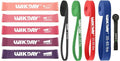 WIKDAY Heavy Exercise Bands Set with Door Anchor Mini Resistance Bands Total 10PCS, Pull Up Assistance Bands, Workout Bands,Elastic Bands for Body Stretching Crossfit Training at Home/Gym Men & Women