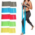 Resistance Bands for Working Out, Physical Therapy, Exercise, Pilates, Yoga - color: 5 Colour Set