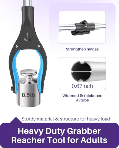 KEKOY Grabber Reacher Tool Heavy Duty, 40 Inch 2 Pack, Grabber for Seniors - size: 40 Inch of 2 Pack