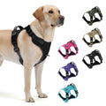 Heavy Duty Tactical Dog Harness, No Pull Dog Vest Harness with Handle & Front Clip, Reflective Soft Padded, Hook and Loop Panel, Dog Vest for Walking, Service Training, Black, Medium - color: Black, size: Medium