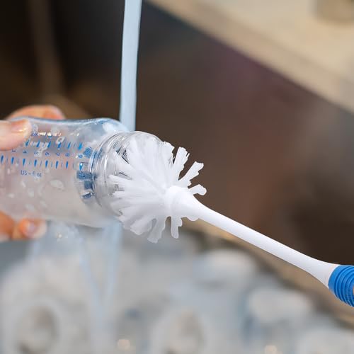 Bottle Brush with Long Handle for Baby Bottle, Cup, Glass Cleaning, 4 Pack - color: 4 Pack