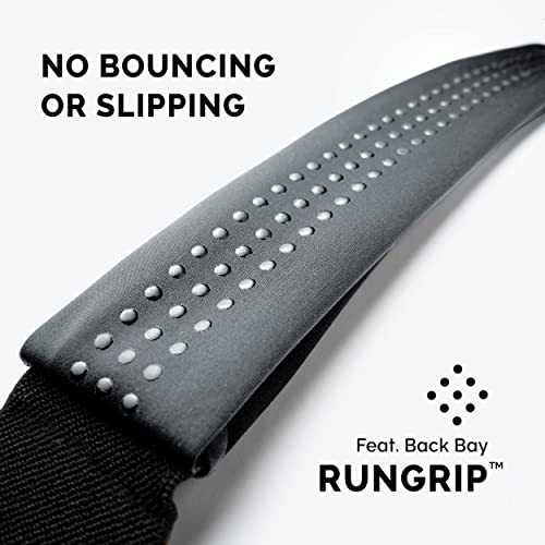 No-Bounce Slim & Secure Running Belt, Fits ALL Phones, Keys, Cards, Gels - color: 4. Grey