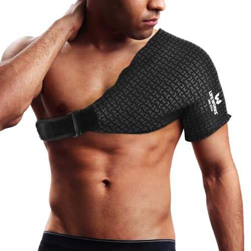 Shoulder Ice Gel Pack, Reusable, Injury, Cold, Soft, Flexible