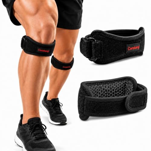 PRO Patella Tendon Knee Strap 2 Pack, Pain Relief Support Brace