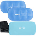 REVIX Extra Large Gel Ice Packs Reusable, 2 Packs Cold Compress - color: Blue, size: Extra Large 14 x 7 Inch