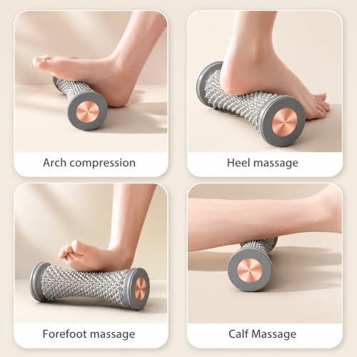 Foot Arch Support Roller Set, 2Pcs PVC Massage Tool for Relief