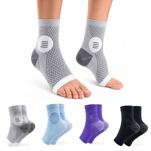 3 Pairs Neuropathy Socks for Women and Men, Toeless Compression Socks - color: Mixed(4pcs), size: X-Large