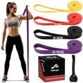 Resistance Bands for Working Out, Pull Up Assistance Bands Set, Exercise Workout Bands for Full-Body Training, Fitness, Physical Therapy, Home Gym for Women & Men (5-85lbs)