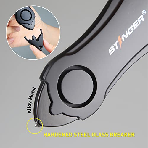 Stinger USA 140dB Siren Personal Safety Alarm Keychain Emergency Tool Peony - color: Peony