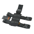 EXCELLENT ELITE SPANKER Tactical Drop Leg Holster Adjustable Drop Leg Platform Molle Module Universal Bag for Left/Right Leg - color: Black