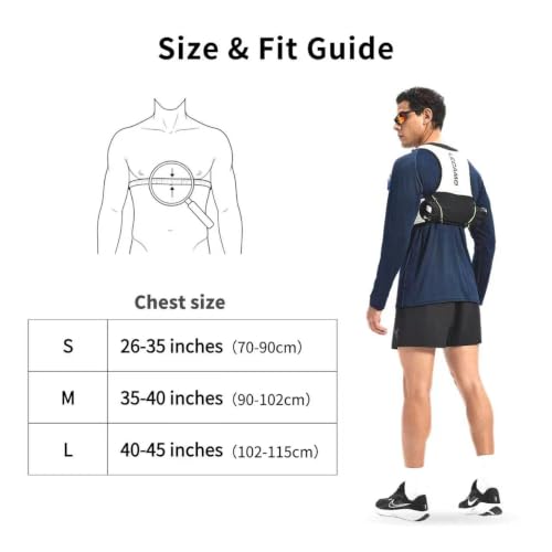 ROOT5 Running Hydration Vest 5L with 2 x 500ml Soft Flasks, Lightweight Running Vest with Water Bottles for Men and Women, Trail Running Pack - color: White, size: L（2 Soft Flask）
