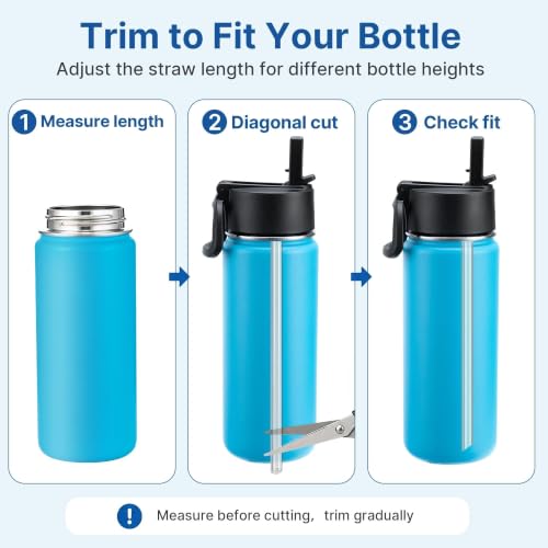Straw Lid for Thermoflask, Takeya, Simple Modern Wide Mouth 12-64oz Bottle - color: 1 Pack