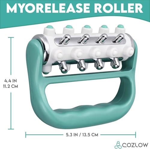 MyoRelease Lymphatic Drainage Massager - Green - Handheld Massage Roller - color: Green