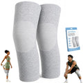 Knee Compression Sleeve Bamboo Elastic Knee Brace Arthritis Pain Relief-XXL - size: XX-Large