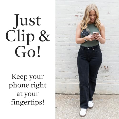 Save the Girls Clip & Go Phone Lanyard with Wallet Pouch, XOXO Black - color: Xoxo Black