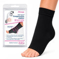 Pedifix Compression Ankle Sleeve, Foot & Ankle Support, Black, XXL 1 Sleeve - color: Black, size: XX-Large