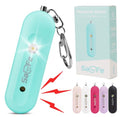 Personal Safety Alarm - Waterproof Rechargeable Security Alarm - 140dB Extra Loud Siren & Strobe Light - Self Defense Keychain - Gift for Women, Teenagers, College Girls, Seniors (Aqua) - color: New Aqua