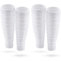 Kasyat 2 Pairs Football Leg Sleeve Scrunch Socks Men Women - color: White