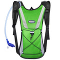 KUYOU Running Hydration Vest - Lightweight Insulated Hydration Backpack with 2L Water Bladder, Adjustable Chest Straps and Reflective Water Backpack for Running Marathon Race Hiking Cycling - color: Green