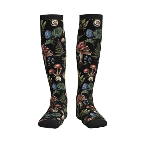 Compression Socks Circulation 15-20 Mmhg Knee High - color: Wild Mushroom