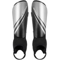 Newox Soccer Shin Guards for Kids Youth Toddler - color: Silver+Black, size: Large