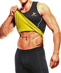 NINGMI Sweat Vest for Men Neoprene Waist Trainer Tank Weighted Vest Waist Trimmer Sauna Suit Running Vest - size: X-Large