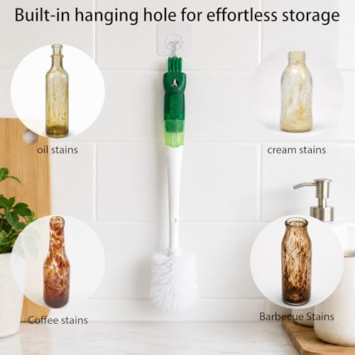 bottle brush set,Used for cleaning Straw, bottle cap and bottle