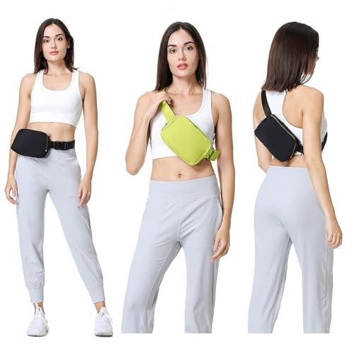 VOROLO Fanny Pack For Women And Men Crossbody Bag Belt Bag Grass Green - color: Grass Green