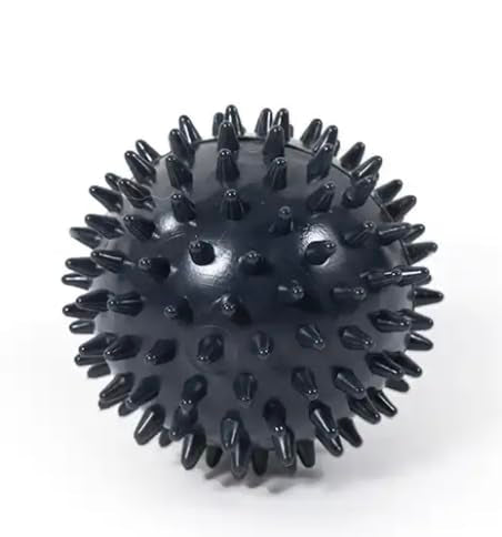 Massage Balls for Feet, Back, Hands, Muscles- Firm Medium, and Soft Spiked Massagers for Plantar Fascitis, Exercise, Neuro-Balance, Physical Therapy, 9cm/7.5cm/6.5cm