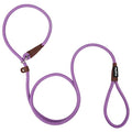 PetiFine Slip Lead Dog Leash Reflective, 6FT x 3/8" Heavy Duty Slip Leash - color: Purple, size: 3/8" x 6 FT
