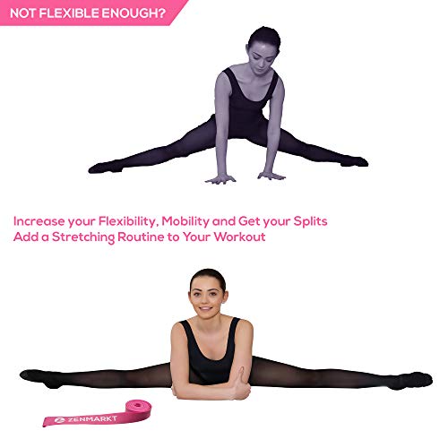 Ballet Stretch Bands for Flexibility, Strength and Dance Training - color: Pink