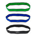 CanDo Fabric Loop Plus, Resistance Exerciser Loops, Set of 3 - size: 18", style: Medium to X-Heavy Strength