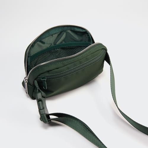 Pander Crossbody Belt Bag for Women and Men, Travel and Everyday Use - color: Legacy Green