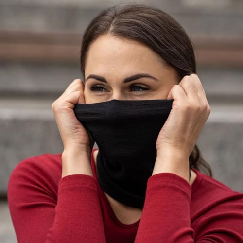 12-30 Pieces Neck Gaiters Scarf Head Wrap Headwear Balaclava Face Mask Sun Bandanas for Women Men Running,Cycling,Fishing - color: 30pcs-black