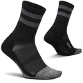 Feetures Elite Light Cushion Mini Crew Sock - color: Dark Gray, size: Large