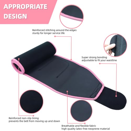 bluetears Waist Trainer for Women, Neoprene Waist Trimmer for Belly Workout
