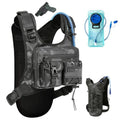Criuage USA Patent Running Hydration Vest Backpack, Lightweight Chest Pack with 2.0L Water Bladder Bag Daypack for Hiking Running Cycling Race Marathon for Women Men - color: Camo