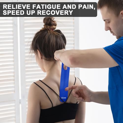 CKeep Kinesiology Tape precut Strips, 40 Count Elastic k Tape, Blue - color: Blue, size: 2 Rolls