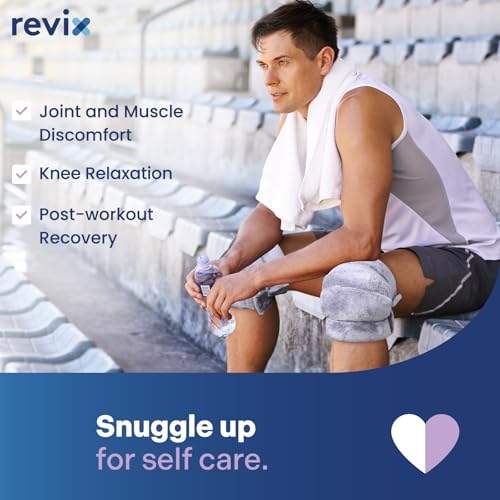 REVIX Microwave Heating Pad for Knee & Elbow Arthritis Pain Relief - color: Gray