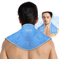 REVIX Neck Ice Pack Wrap – Reusable Hot Cold Gel Pack for Neck and Shoulder - style: Neck Blue-1 Pack