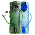 HEIKLN Hydration Bladder 1.5L-2L-2.5L-3L,Leak Proof Water Reservoir, BPA Free Military Water Storage Bladder Bag Hydration Pack Replacement Easy Clean for Bicycling Hiking Camping Hunting Running - color: 3L Blue Green