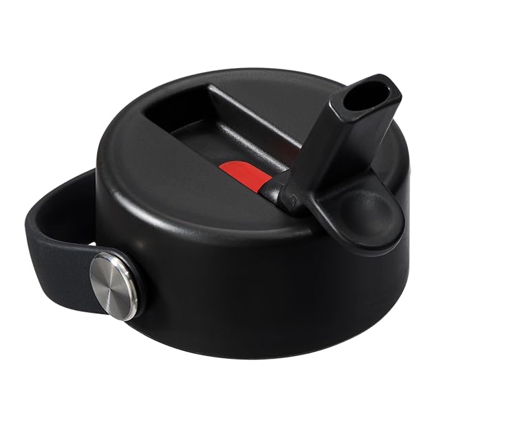 Hydro Flask Wide Mouth Lids- Accessory for Wide Mouth Water Bottle - color: Black, style: Flex Straw Cap