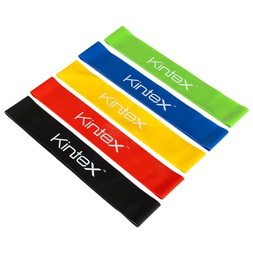 Kintex Mini Loops Set of 5 Latex Fitness Bands in 5 Resistances
