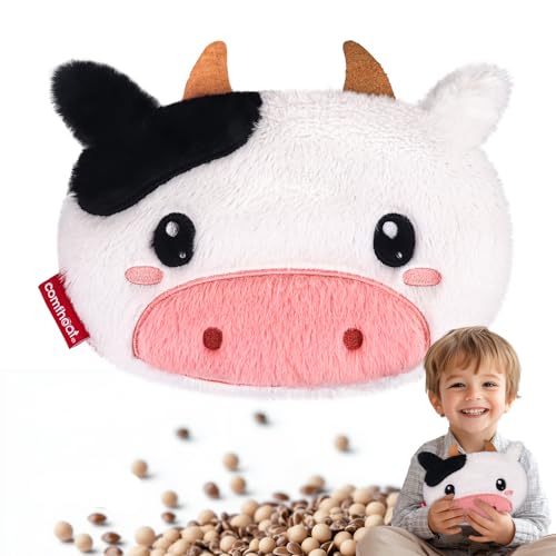 Cow Microwave Heating Pad for Period Cramps, Moist Heat Pack - style: Cow