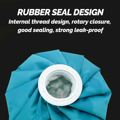 2 Pcs Reusable Ice Bag, Sport Injury Ice Bag, Ice Pack for Injuries, Clod Compress Bag, Hot & Cold Therapy, Teeth Pain Cold Pack, Headaches Cold Ice Bag, Back Fast Release Reusable Ice Bag(9 in)