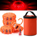 Tallew LED Emergency Road Flares Safety Warning Lights Magnetic, 4 Pack